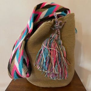 Handmade Mochila woven bag